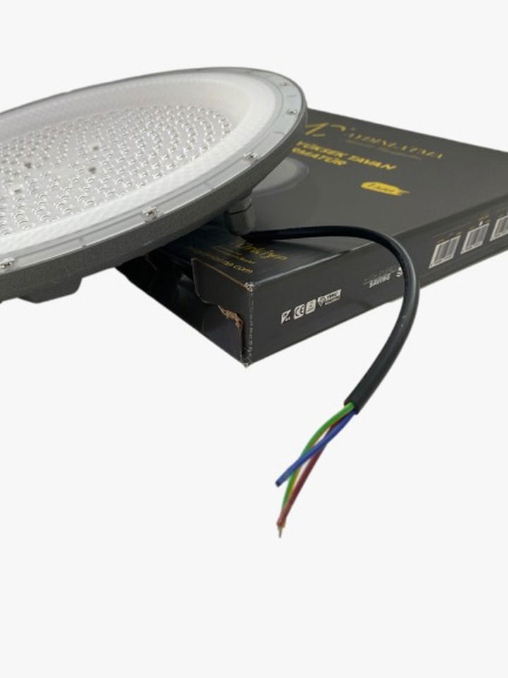 Led Yüksek Tavan Armatürü 100w 6500k 9000lm 240X25mm Yuvarlak (40ad)